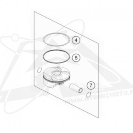 PISTON I CPL. 500 Enduro 