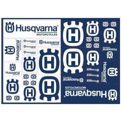Planche d'autocollants HUSQVARNA 