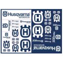 Planche d'autocollants HUSQVARNA