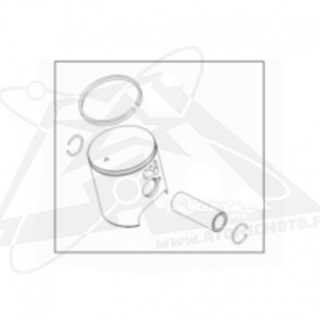 Piston origine VERTEX moulé côte A 85 2T 