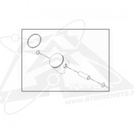 Piston origine VERTEX moulé côte B 65 2T 