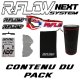 Masque R-FLOW NEXT 43 Rouge / Blanc / Bleu - Full pack 