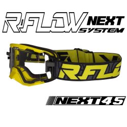 Masque R-FLOW NEXT 45 Jaune / Gris - Full pack