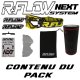 Masque R-FLOW NEXT 45 Jaune / Gris - Full pack 