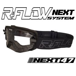 Masque R-FLOW NEXT 47 Noir / Gris - Full pack