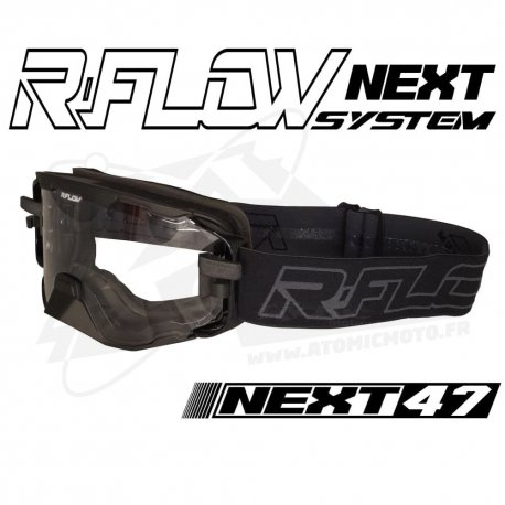 Masque R-FLOW NEXT 47 Noir / Gris - Full pack 