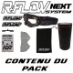Masque R-FLOW NEXT 47 Noir / Gris - Full pack 