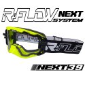 Masque R-FLOW NEXT 39 Noir / Jaune fluo - Full pack