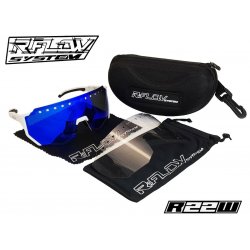 Lunettes de sport iridium bleu R-FLOW