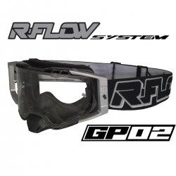 Masque R-FLOW GP 02 Gris / Noir 