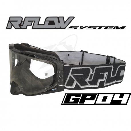 Masque R-FLOW GP 04 Noir / Gris 