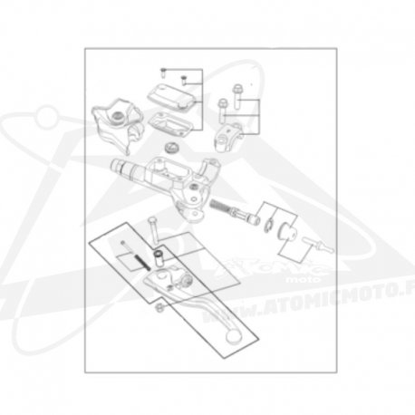 Maître cylindre d'embrayage 10 origine BREMBO 