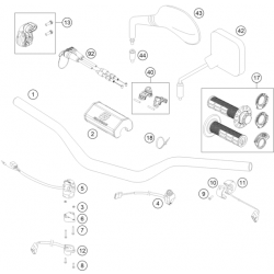 Guidon et commandes GASGAS 250 EC 2023 