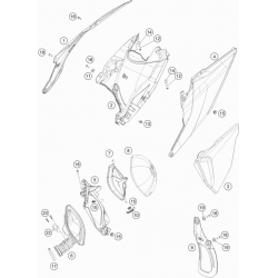 Filtre à air et boîte à air GASGAS 250 EC 2023 