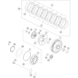 Embrayage GASGAS 350 EC-F 4T 2023 