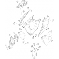 Filtre à air et boîte à air GASGAS 85 MC 14/17 2T 2023 