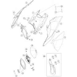 Filtre à air et boîte à air GASGAS 250 MC 2T 2023 