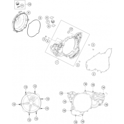 Carter d'embrayage GASGAS 250 MC 2T 2023 