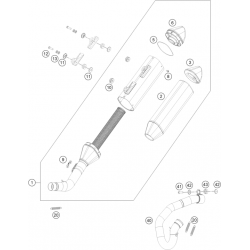 Échappement GASGAS 350 MC-F 4T 2023 