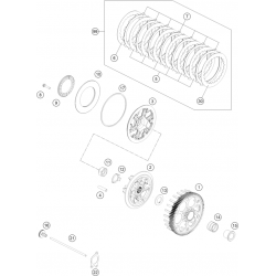 Embrayage GASGAS 350 MC-F 4T 2023 