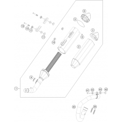 Échappement GASGAS 450 MC-F 4T 2023 