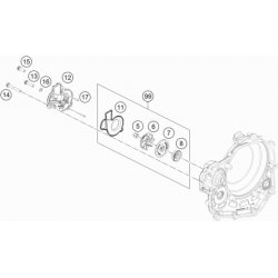 Pompe à eau GASGAS 450 MC-F 4T 2023 