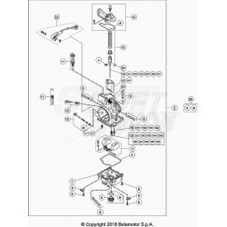 Carburateur BETA 125 RR 2T RACING 2023 