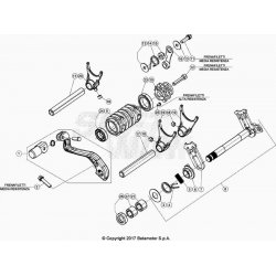 Sélecteur et axe de sélection BETA 200 RR 2T RACING 2023 