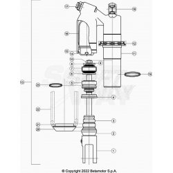 Amortisseur BETA 200 RR 2T RACING 2023 