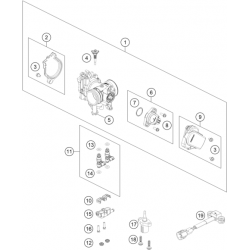 Corps d'injection HUSQVARNA TC 125 2T 2024 