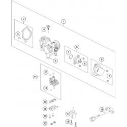 Corps d'injection HUSQVARNA TC 250 2T 2024 