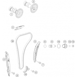 Système de distribution HUSQVARNA FC 250 2024 