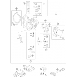 Corps d'injection HUSQVARNA FC 250 2024 