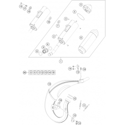 Échappement HUSQVARNA TC 85 17/14 2024 