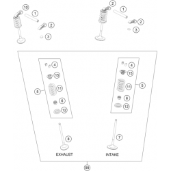 Valves d'échappement HUSQVARNA FC 350 2024 