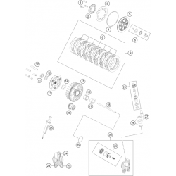 Embrayage HUSQVARNA TC 85 19/16 2024 