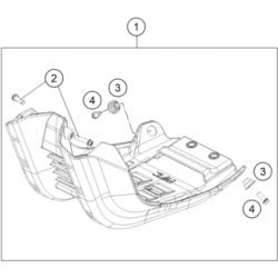 Sabot moteur HUSQVARNA FE 250 2024 