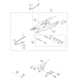 Bras oscillant HUSQVARNA FE 250 2024 