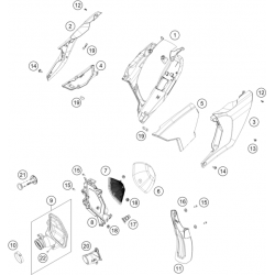 Filtre à air et boîte à air HUSQVARNA FE 250 2024 