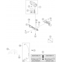 Compteur et cable HUSQVARNA FE 250 2024 