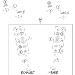 Valves d'échappement HUSQVARNA FE 250 2024 