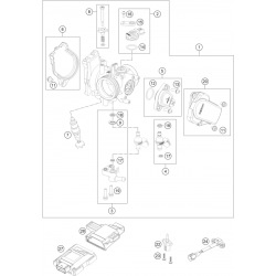 Corps d'injection HUSQVARNA FE 250 2024 