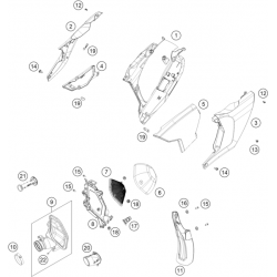 Filtre à air et boîte à air HUSQVARNA FE 450 2024 