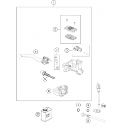 Maître cylindre de frein avant HUSQVARNA FE 450 2024 