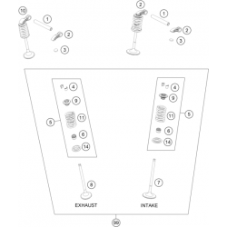 Valves d'échappement HUSQVARNA FE 350 2024 