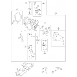 Corps d'injection HUSQVARNA FE 350 2024 