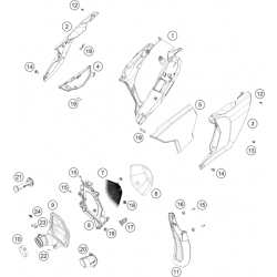 Filtre à air et boîte à air HUSQVARNA FE 501 2024 