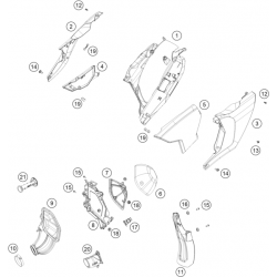 Filtre à air et boîte à air HUSQVARNA TE 150i 2T 2024 