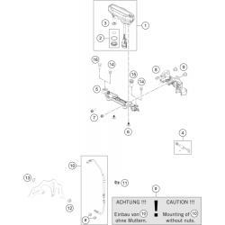 Compteur et cable HUSQVARNA TE 150i 2T 2024 