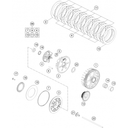 Embrayage HUSQVARNA TE 300i 2T 2024 